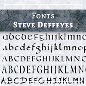 Steve Deffeys Fonts