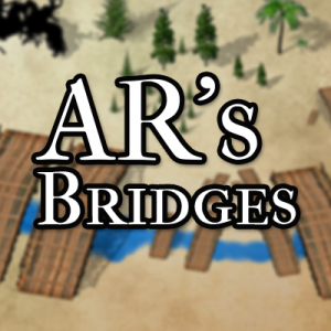 A simple, stylised wooden bridge - it comes in two versions :)